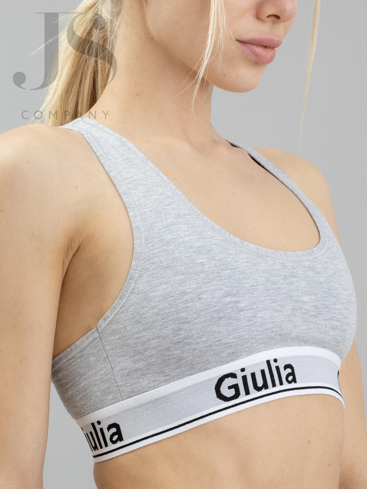 Топ Giulia COTTON BRA 01 серый