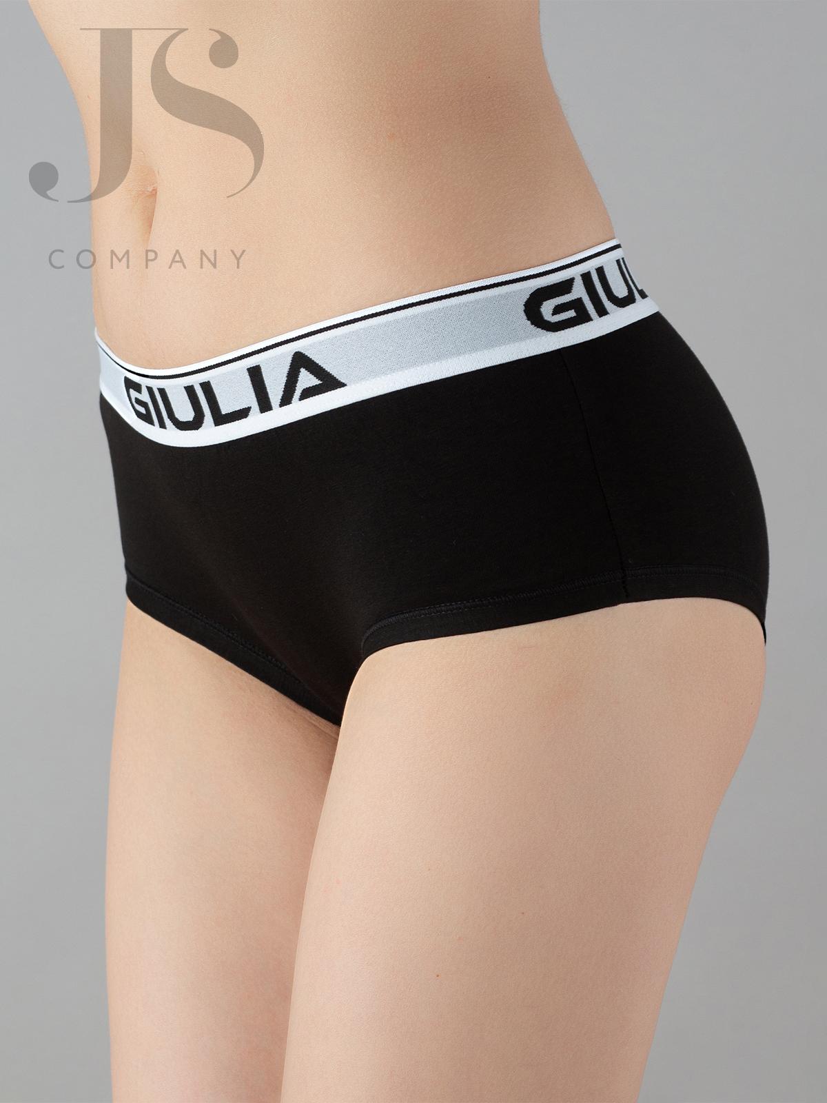 Трусы женские Giulia COTTON CULOTTE 01 var B nero