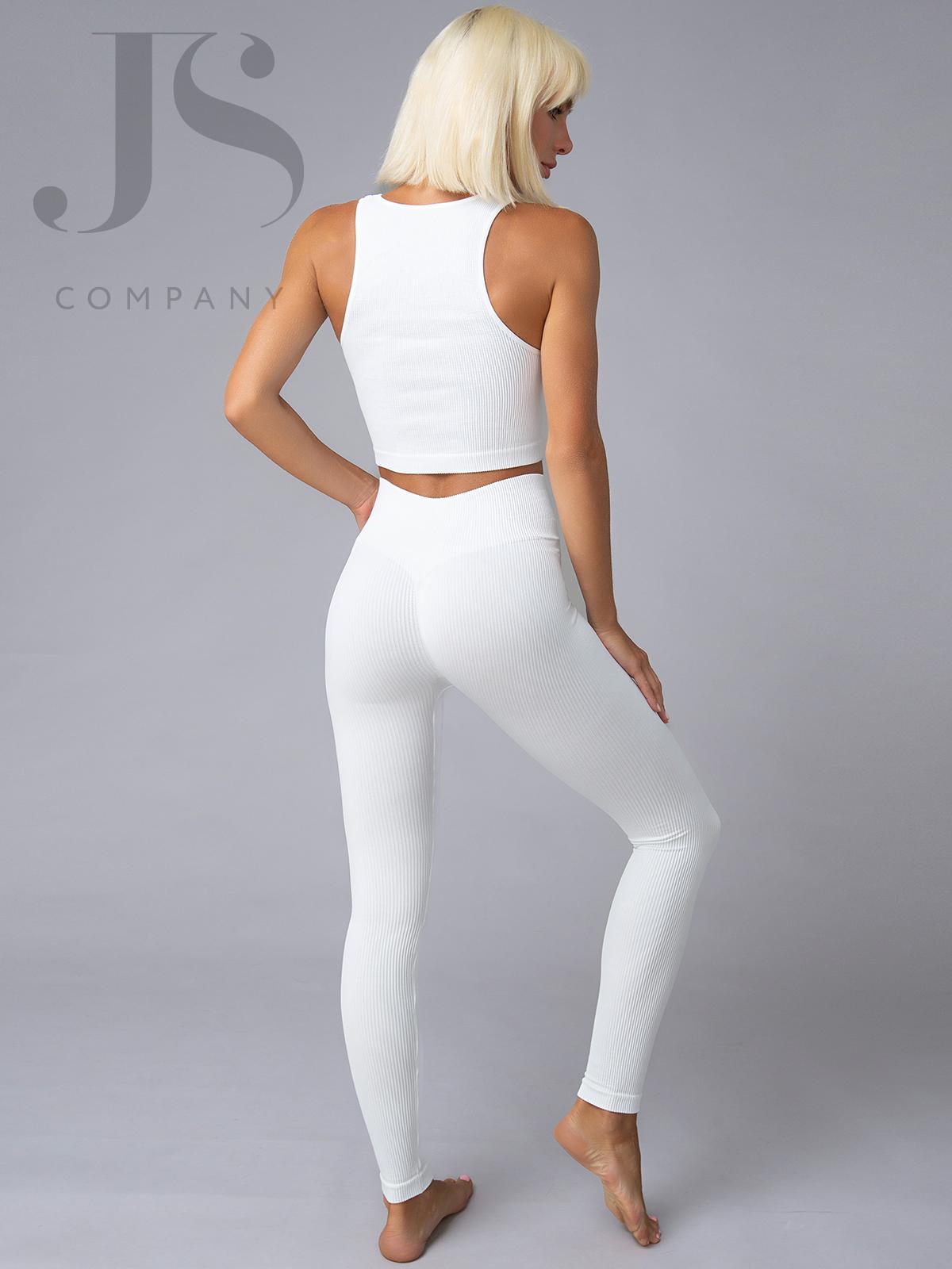 Леггинсы Giulia LEGGINGS RIB bianco