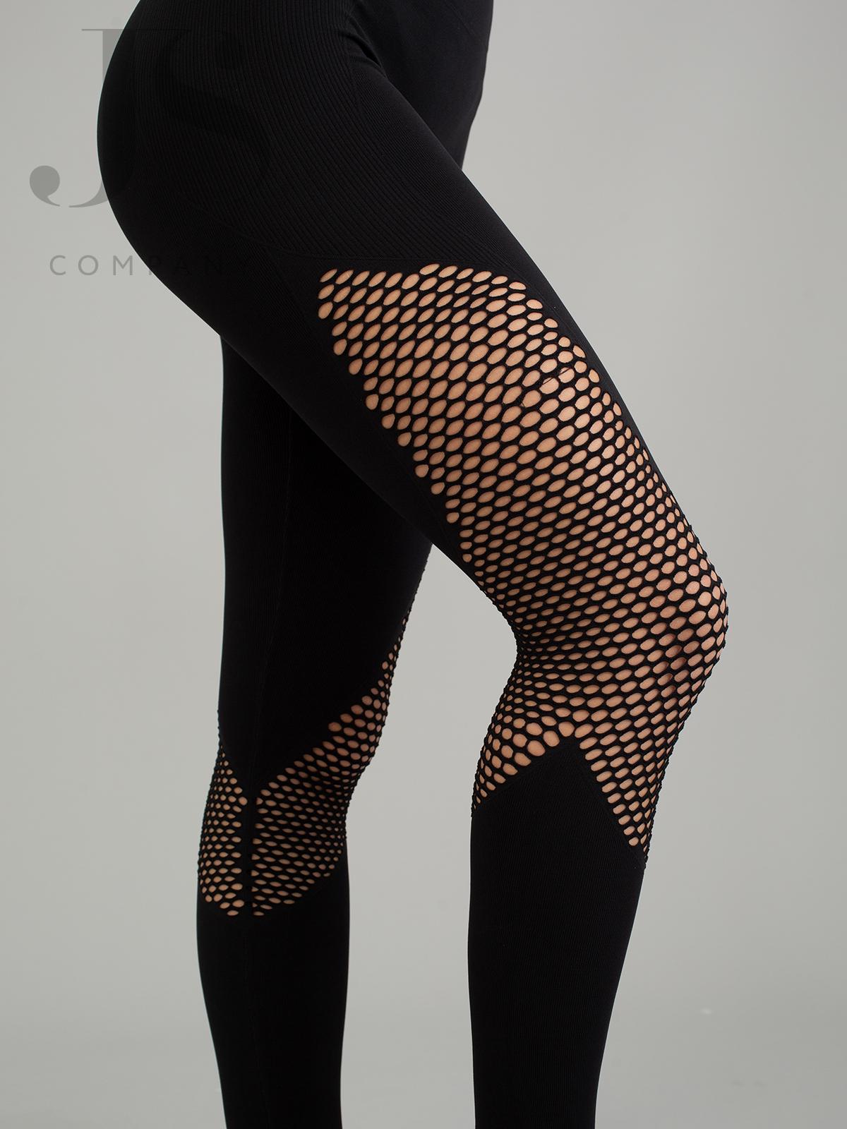 Леггинсы Giulia LEGGINGS SPORT RETE ESSENTIAL черный