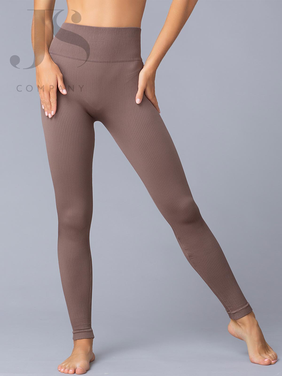 Леггинсы Giulia LEGGINGS RIB deep taupe gul