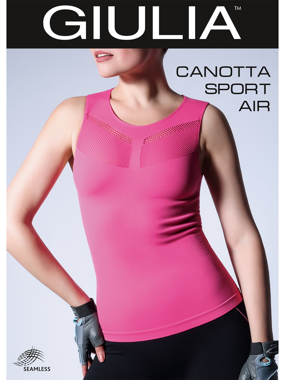 Майка Giulia CANOTTA SPORT AIR pink gul