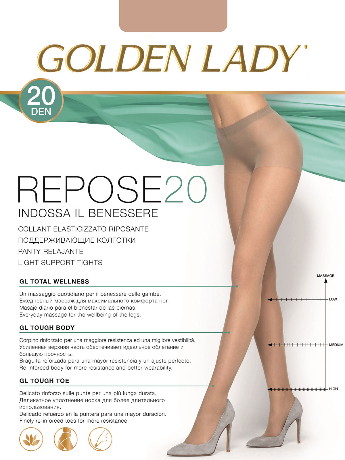 Колготки Golden Lady REPOSE 20 