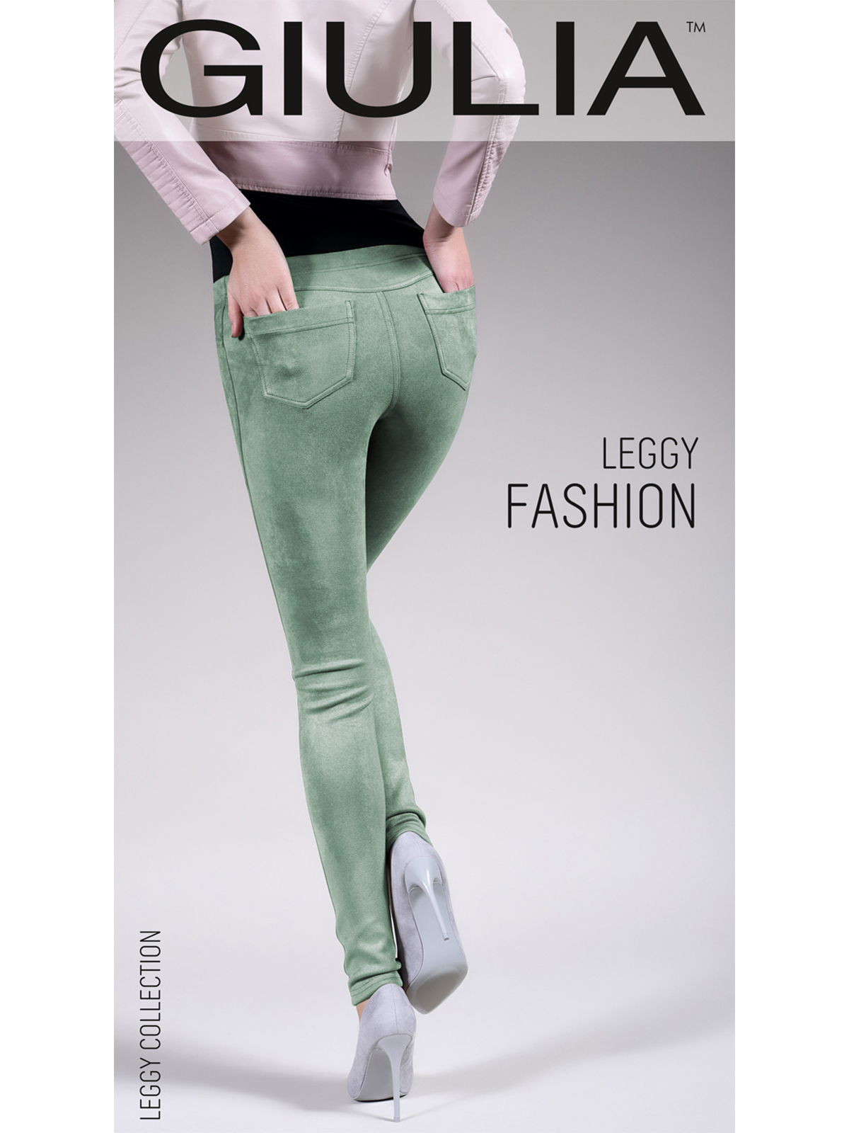 Леггинсы Giulia LEGGY FASHION 01 bronze green gul