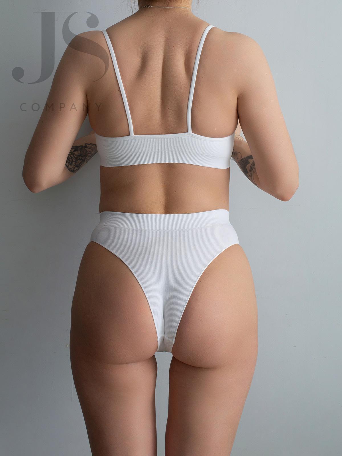 Трусы женские Giulia BRASILIAN RIB 01 bianco