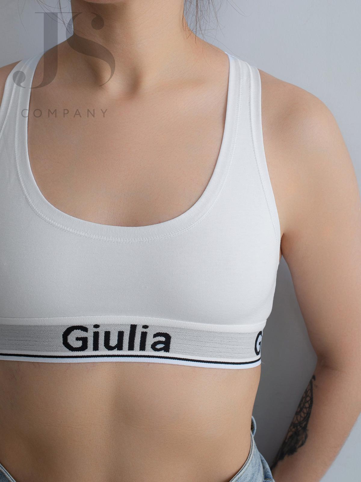 Топ Giulia COTTON BRA 01 bianco