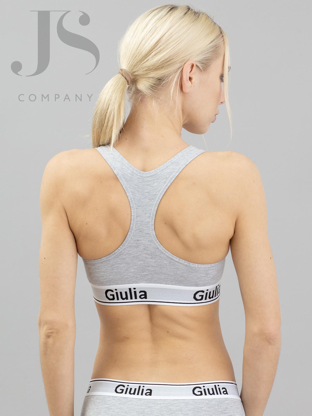 Топ Giulia COTTON BRA 01 серый