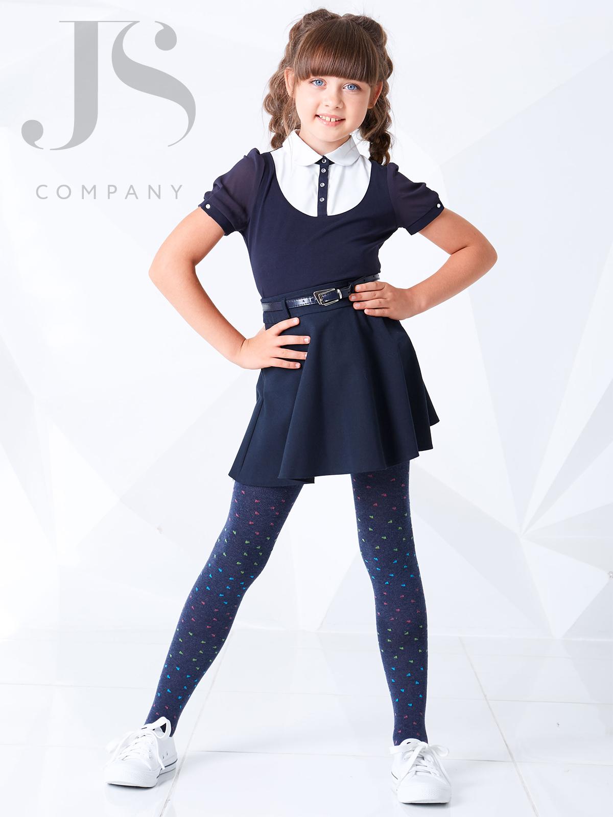 Колготки детские Giulia D001 KIDS MELANGE navy gul