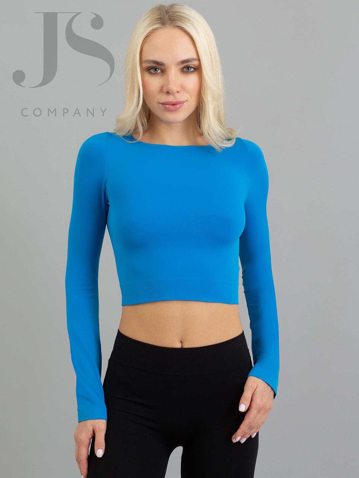 Топ Giulia CROP TOP голубой