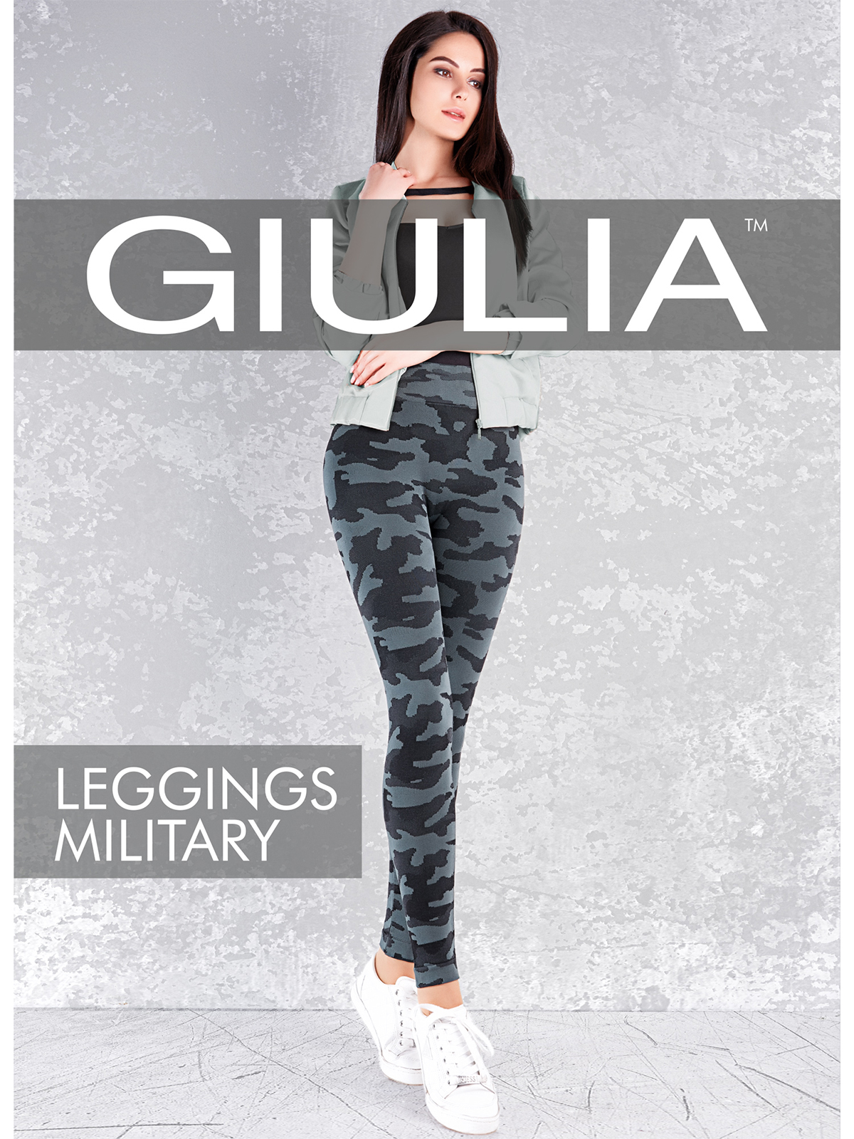 Леггинсы Giulia LEGGINGS MILITARY 01 