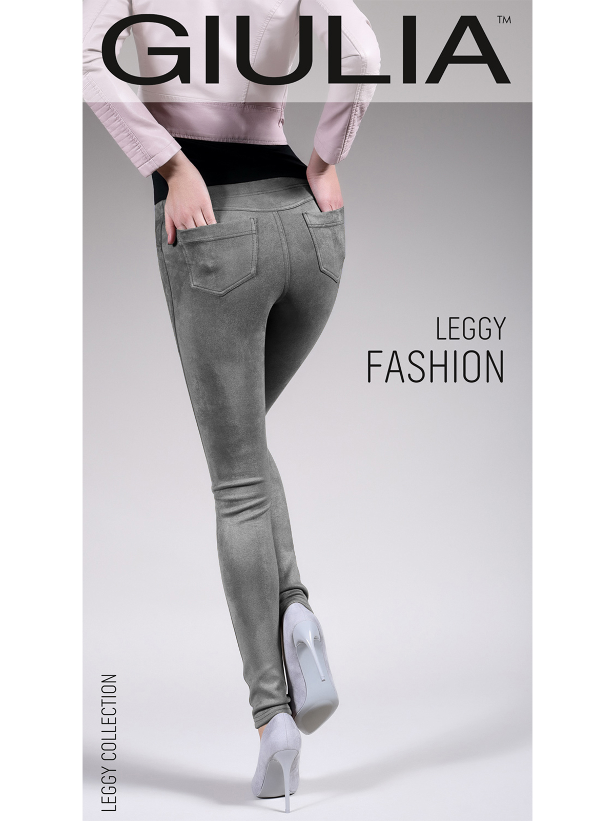 Леггинсы Giulia LEGGY FASHION 01 deep grey gul