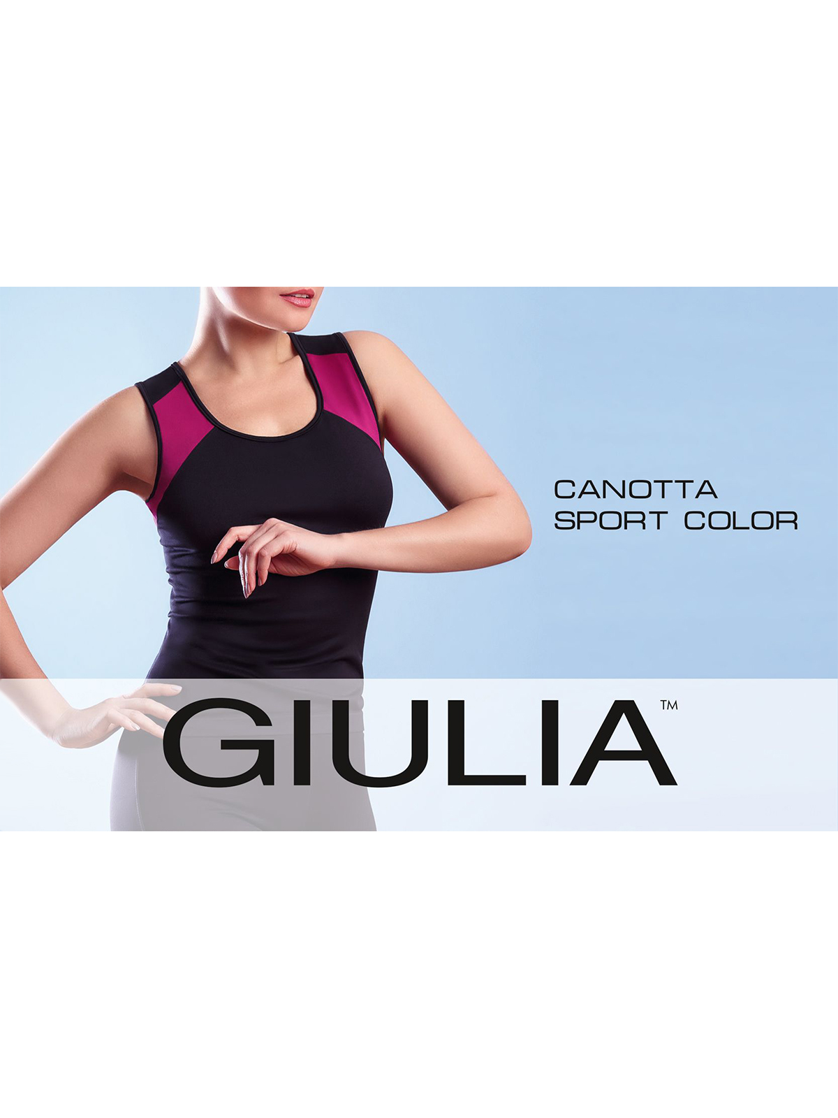 Майка Giulia CANOTTA SPORT COLOR красный