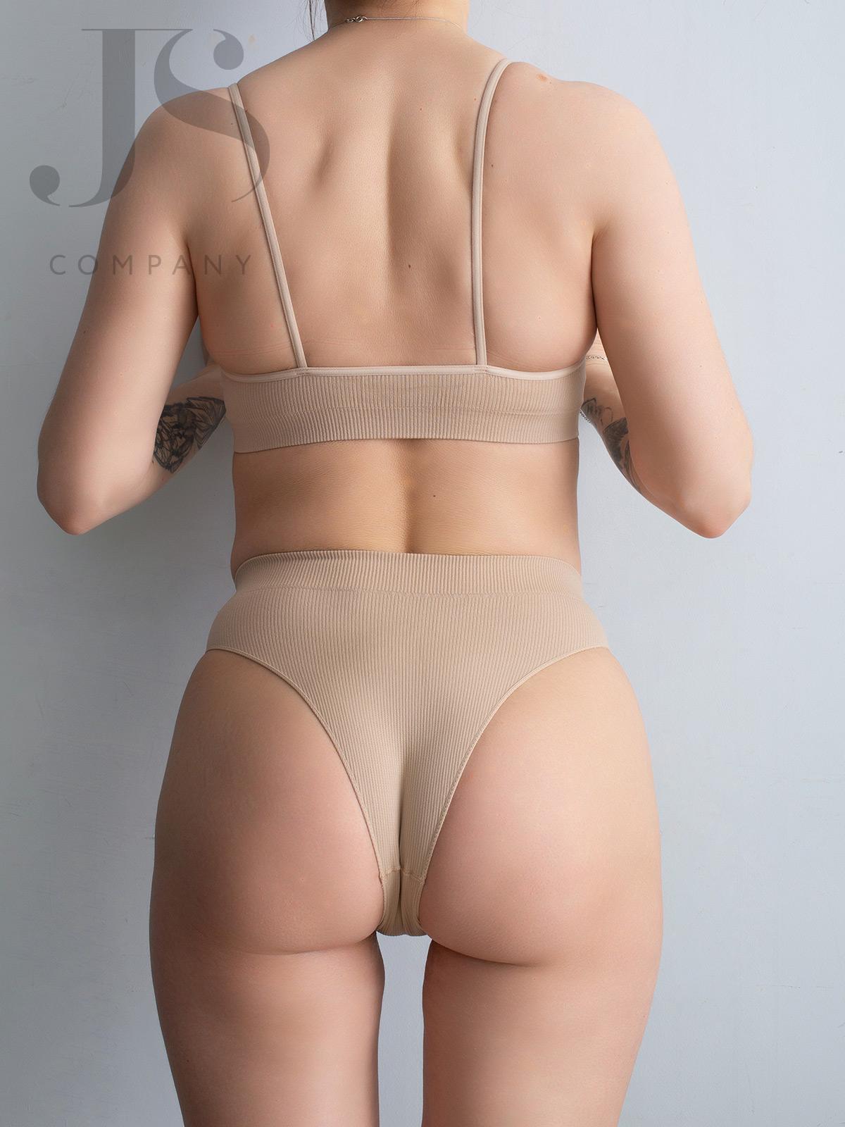 Трусы женские Giulia BRASILIAN RIB 01 naturale gul