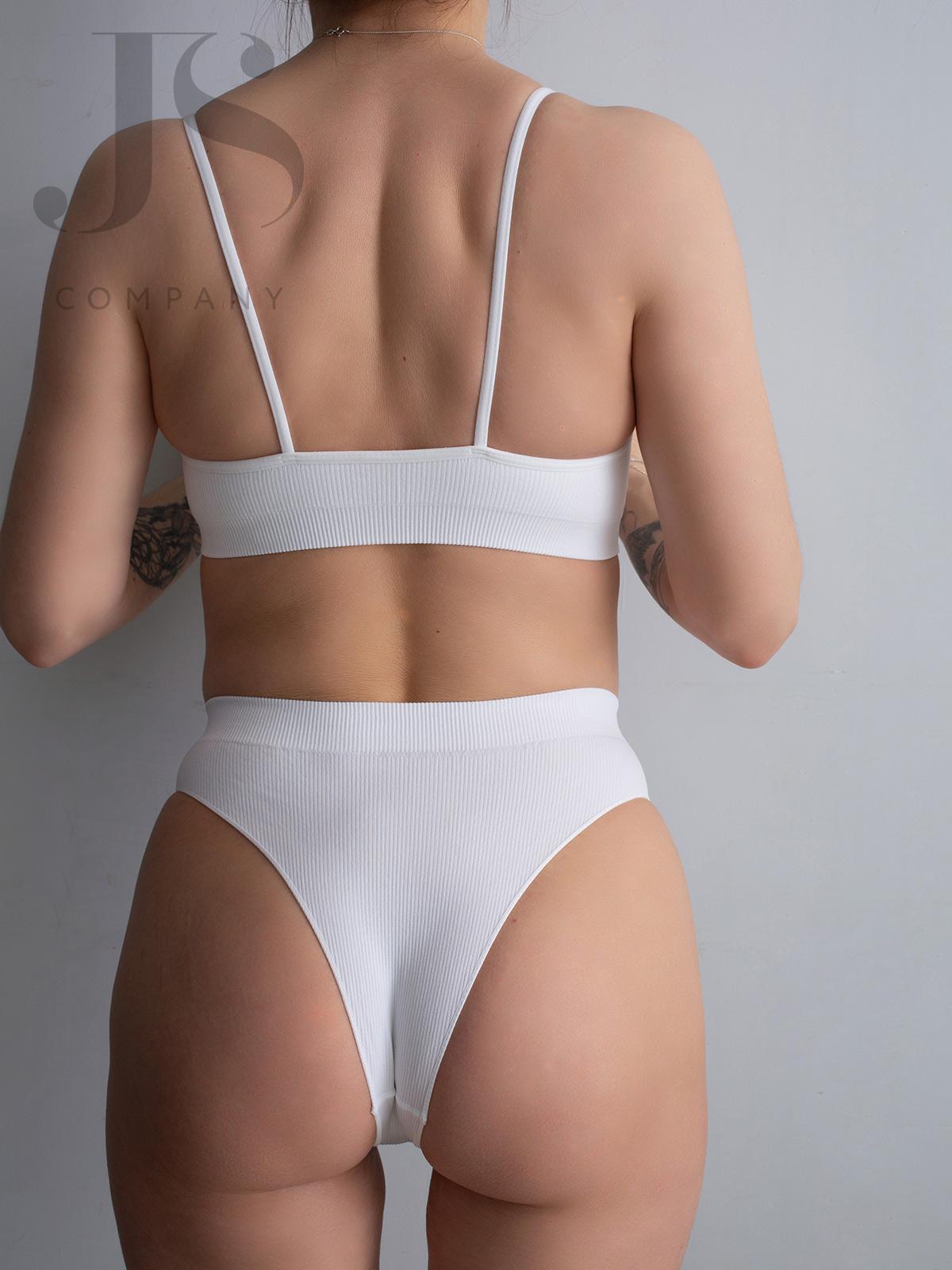 Трусы женские Giulia BRASILIAN RIB 01 bianco