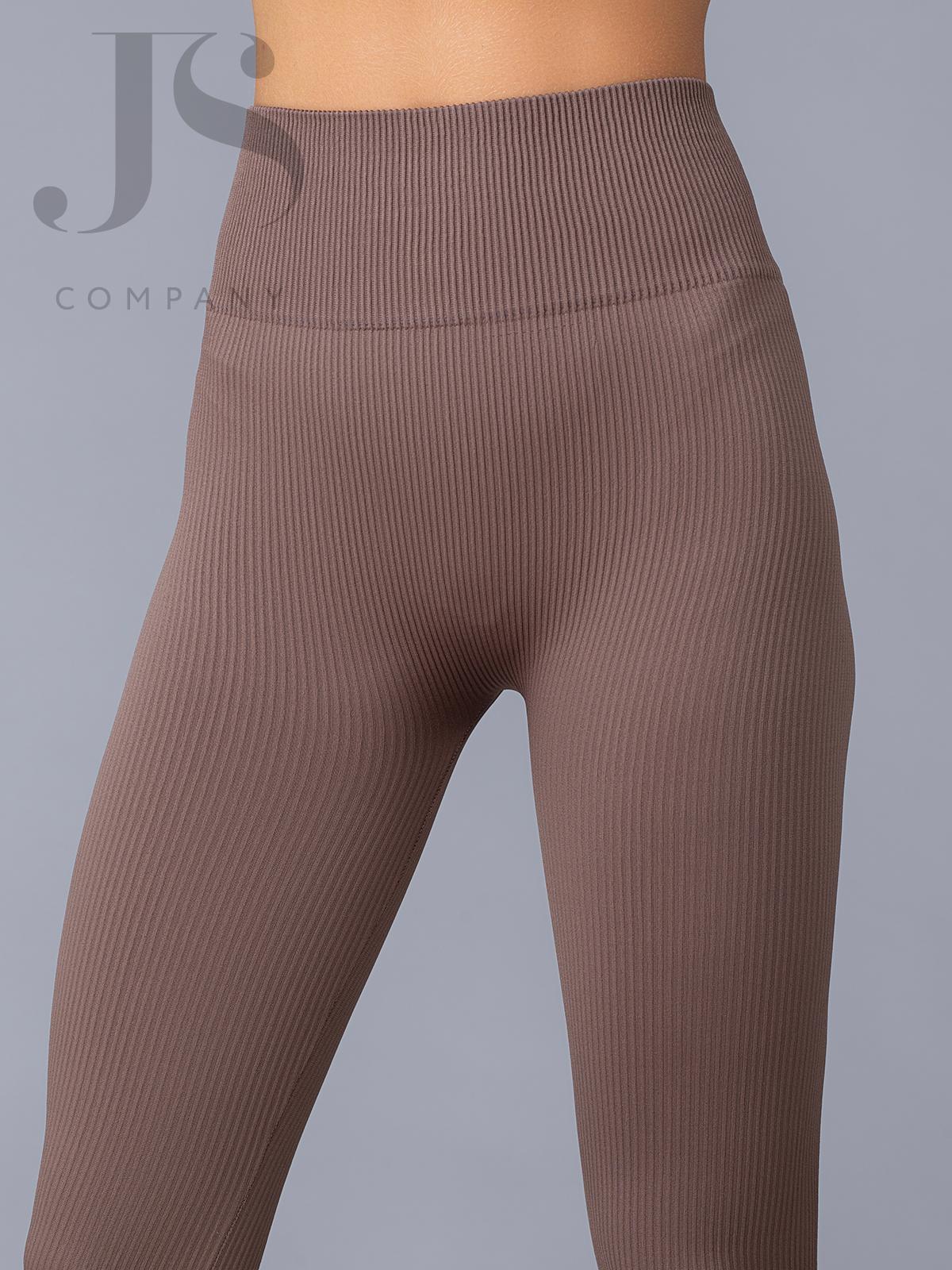 Леггинсы Giulia LEGGINGS RIB deep taupe gul