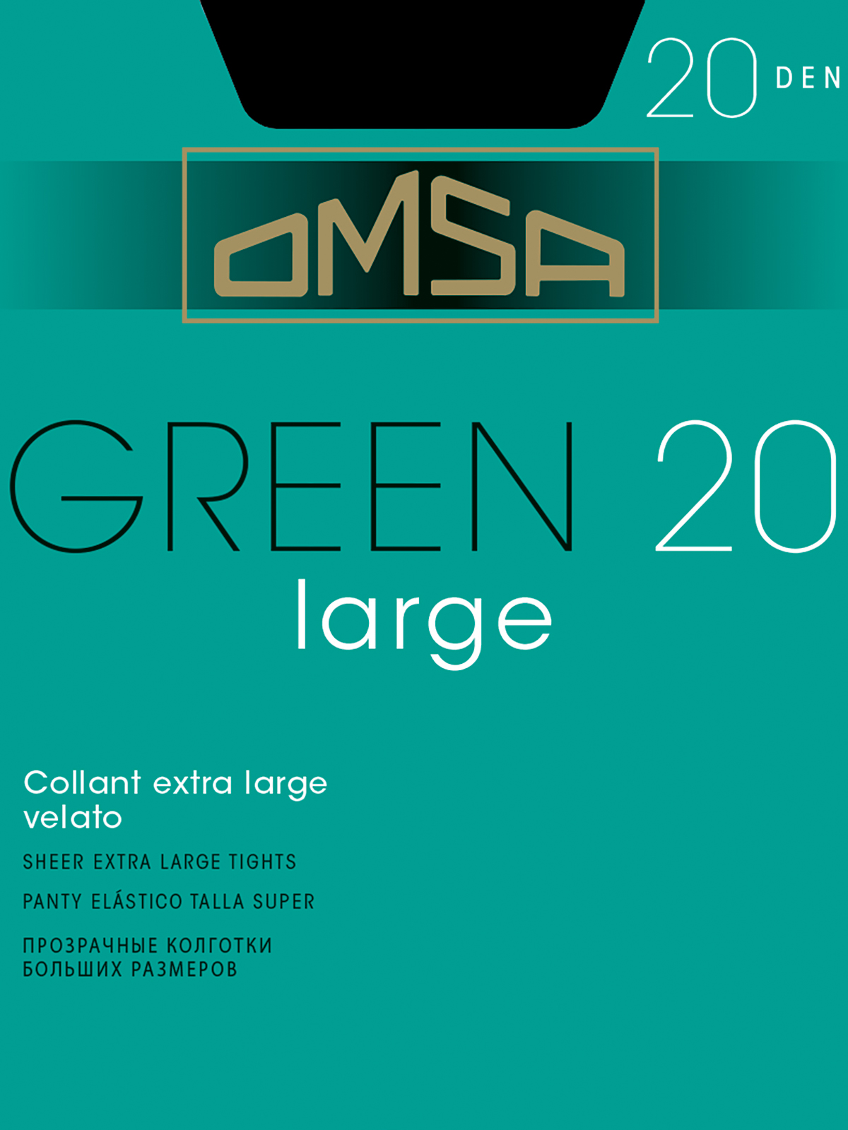 Колготки Omsa GREEN 20 черный