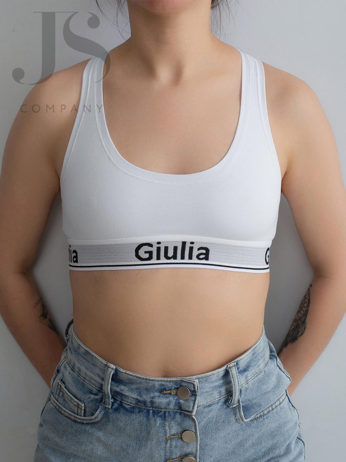 Топ Giulia COTTON BRA 01 bianco