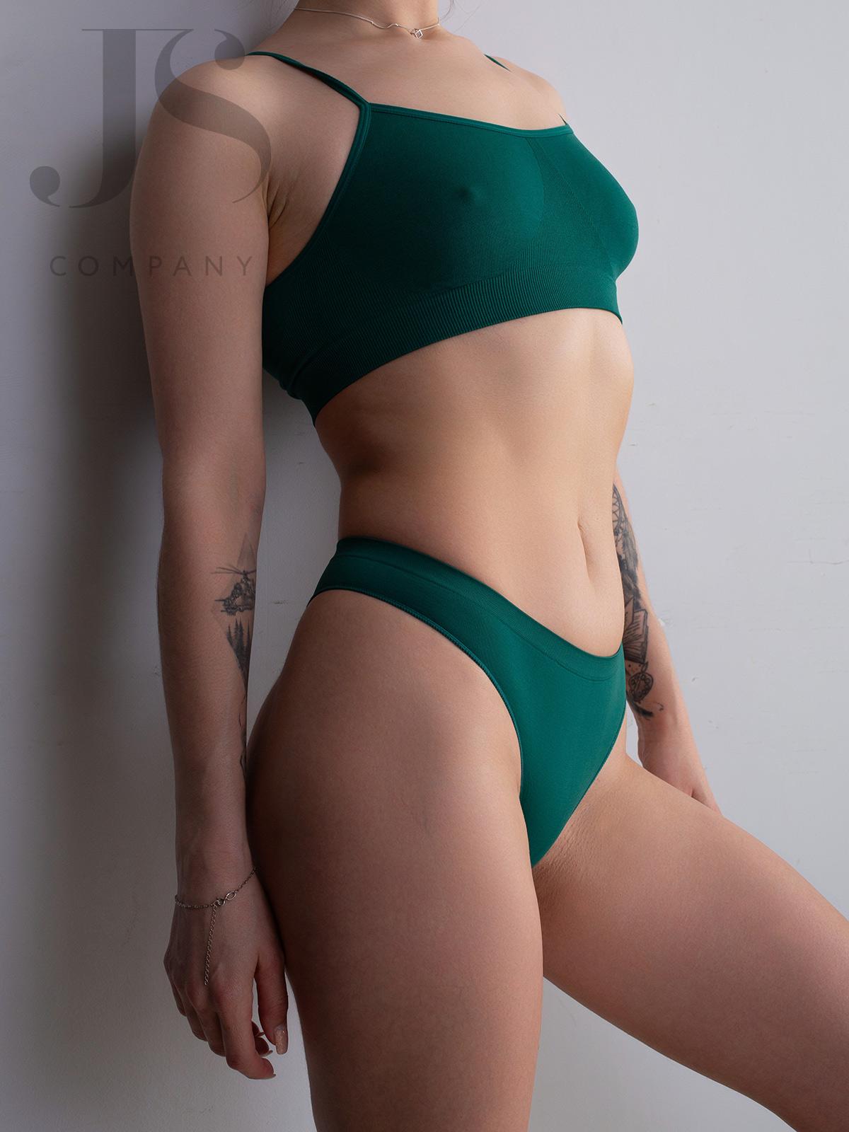 Трусы женские Giulia BRASILIAN BRIEFS COLORS aventurine gul