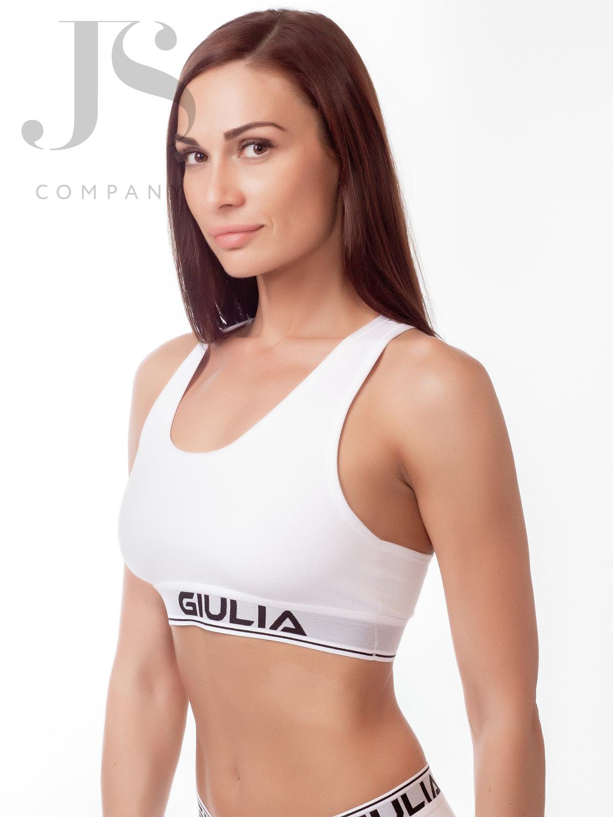 Топ Giulia COTTON BRA 01 var B белый