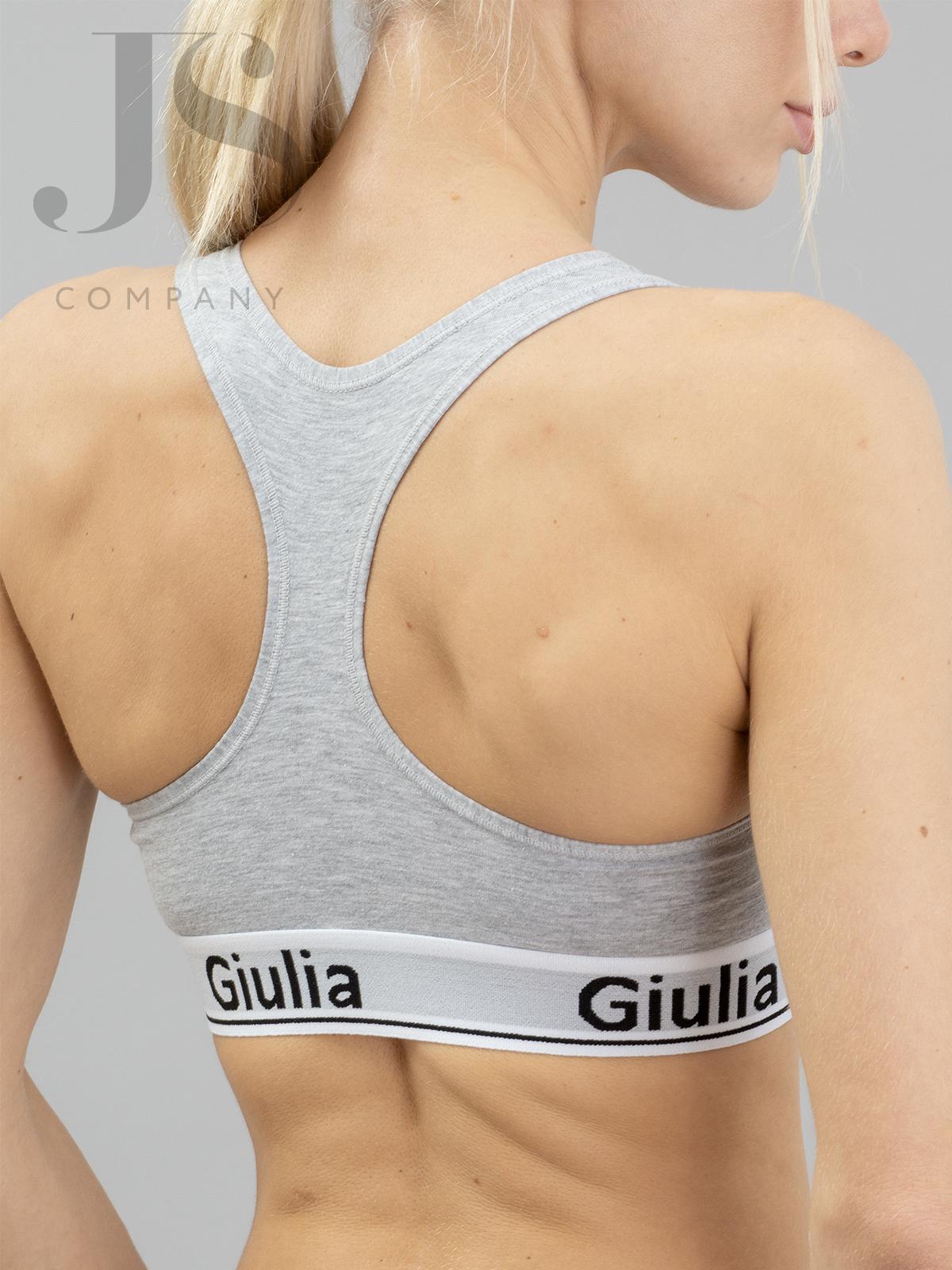 Топ Giulia COTTON BRA 01 серый