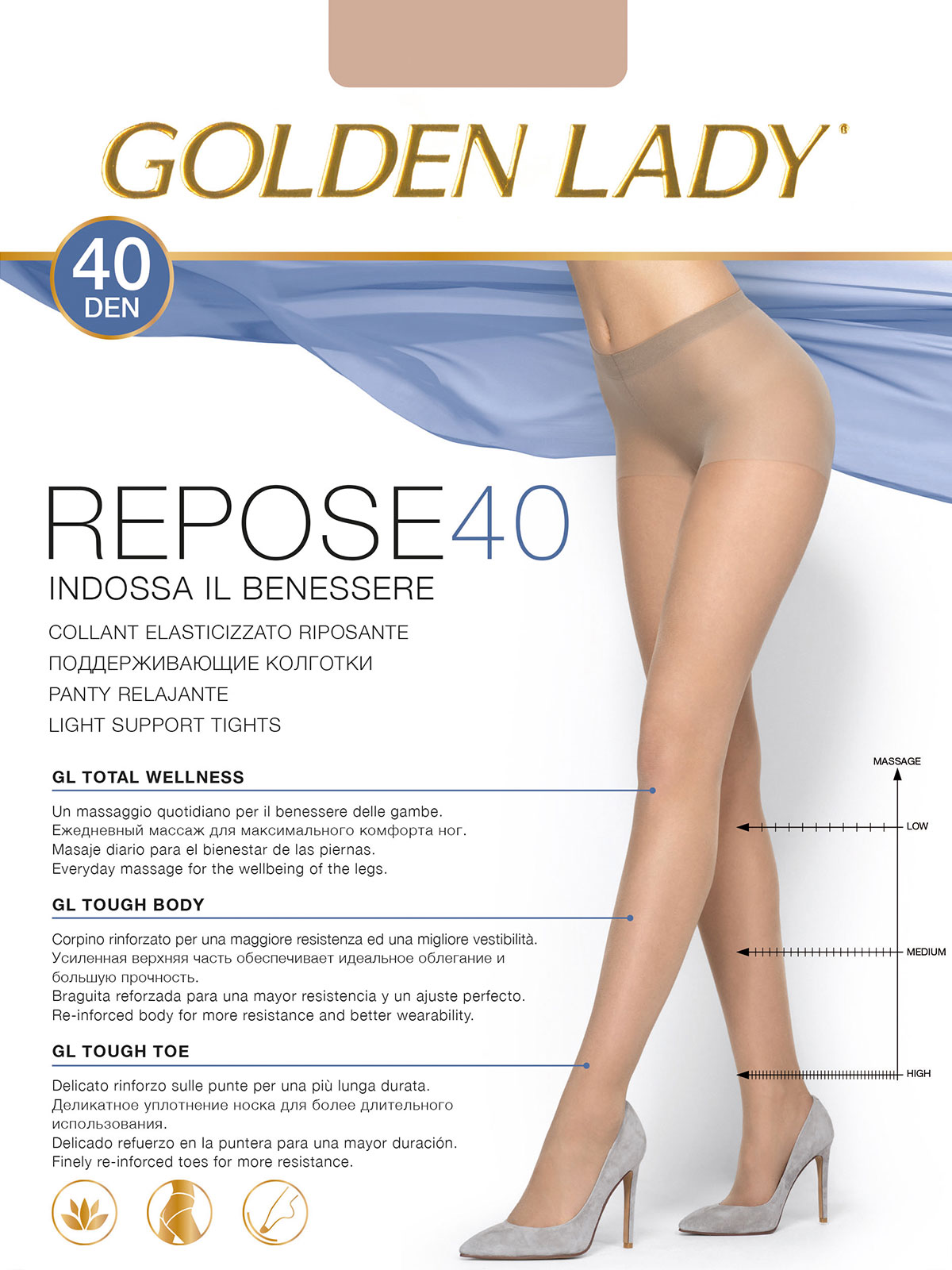 Колготки Golden Lady REPOSE 40 