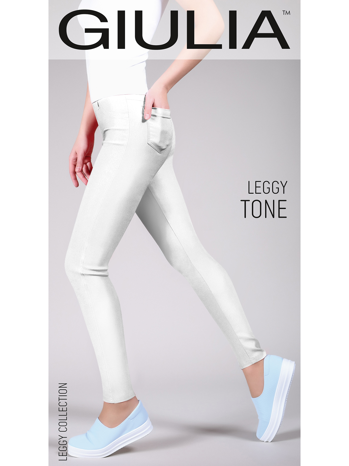 Брюки Giulia LEGGY TONE 06 белый